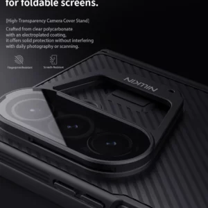 خرید گارد مگنتی کمرا استند شیشه‌ای Samsung Galaxy Z Fold 7 مارک نیلکین مدل Camshield Prop
