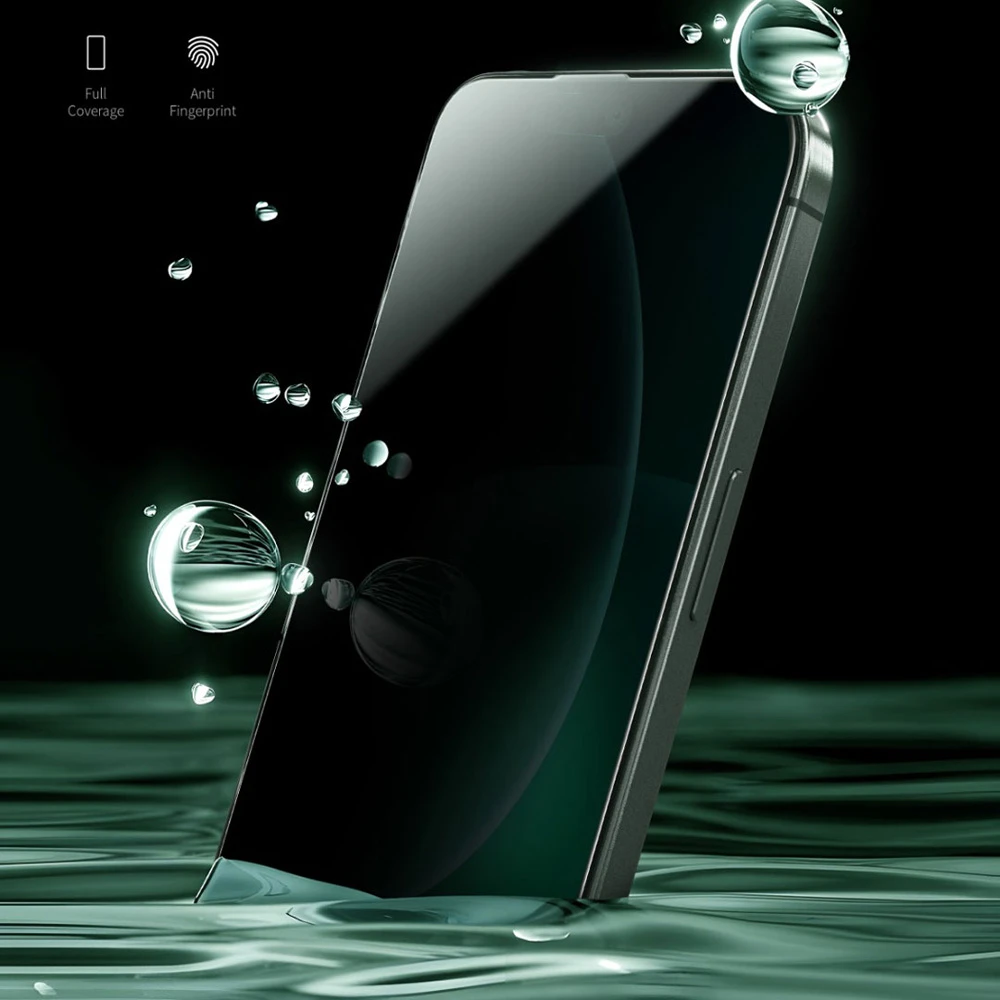 خرید گلس حریم شخصی iPhone 17 Pro Max مارک Green Lion مدل 9H Steve Privacy