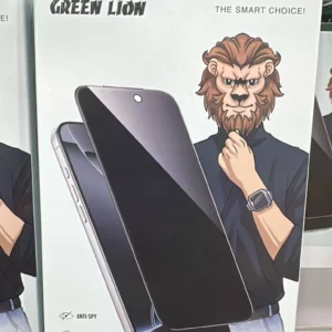 خرید گلس حریم شخصی iPhone 17 Pro Max مارک Green Lion مدل 9H Steve Privacy