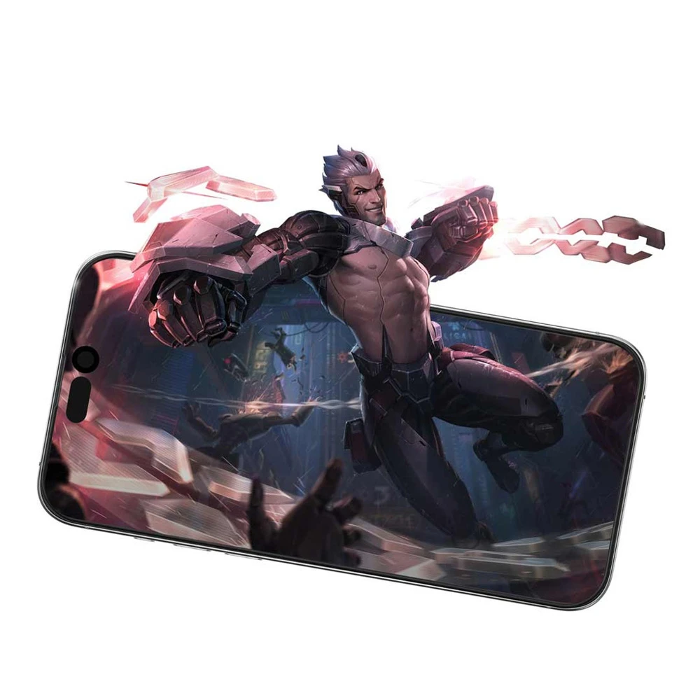 خرید گلس حریم شخصی iPhone 17 Pro مارک Green Lion مدل 9H Steve Privacy