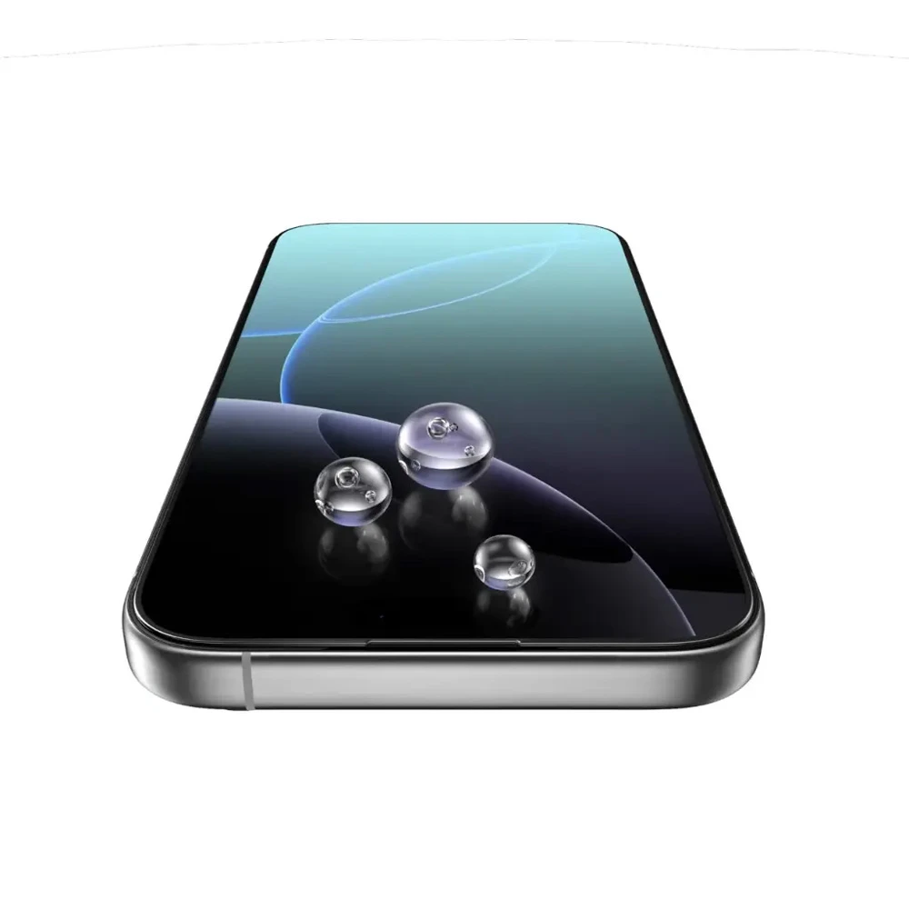 خرید گلس 3D Silicone Plus شفاف iPhone 17 برند Green Lion