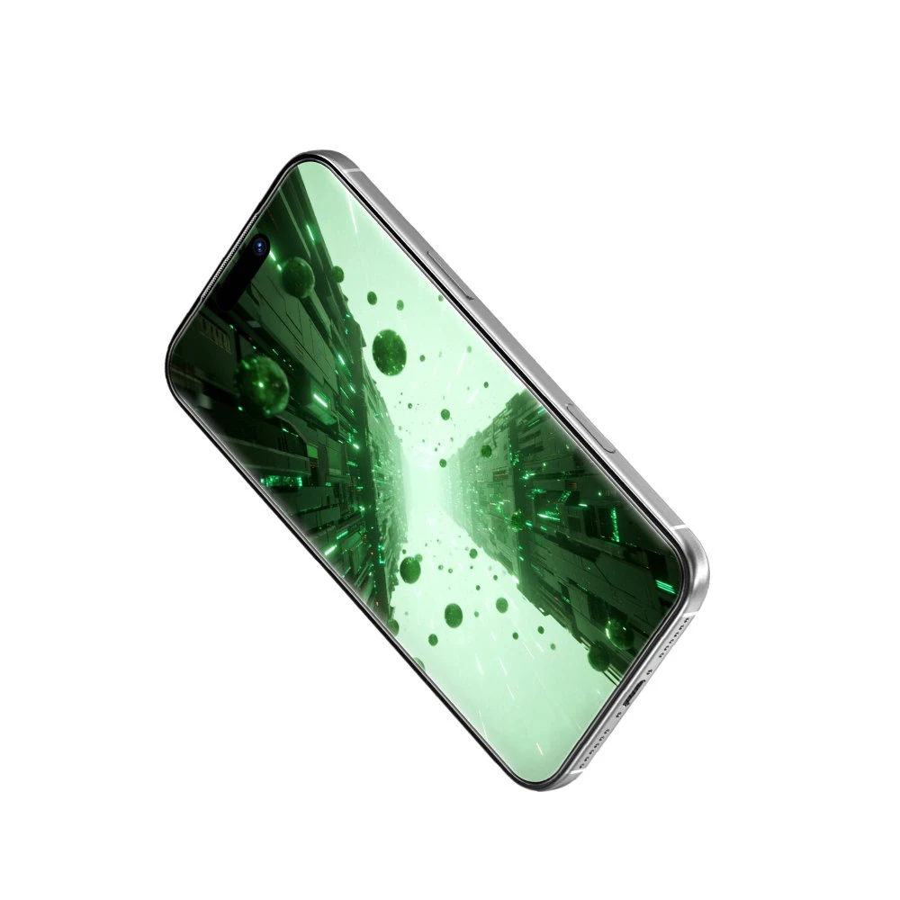 خرید گلس شیشه ای iPhone 17 مارک Green Lion مدل 9H Steve HD