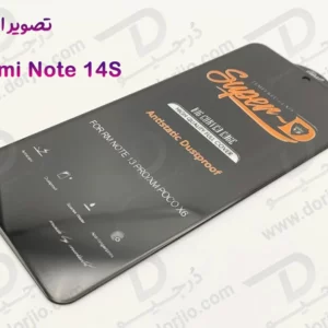 خرید گلس شیشه ای شفاف Xiaomi Redmi Note 14S مارک Mietubl مدل Super-D AntiStatic Dustproof