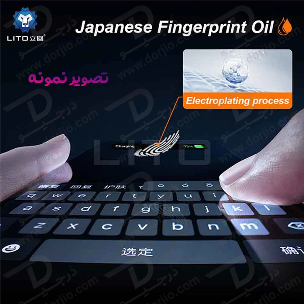 خرید گلس ضد انعکاس نور Samsung Galaxy S24 Ultra مارک LITO مدل D+ Ultra AR