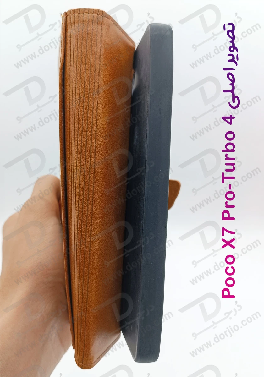 خرید فلیپ کاور چرمی با درب مگنتی Xiaomi Redmi Turbo 4