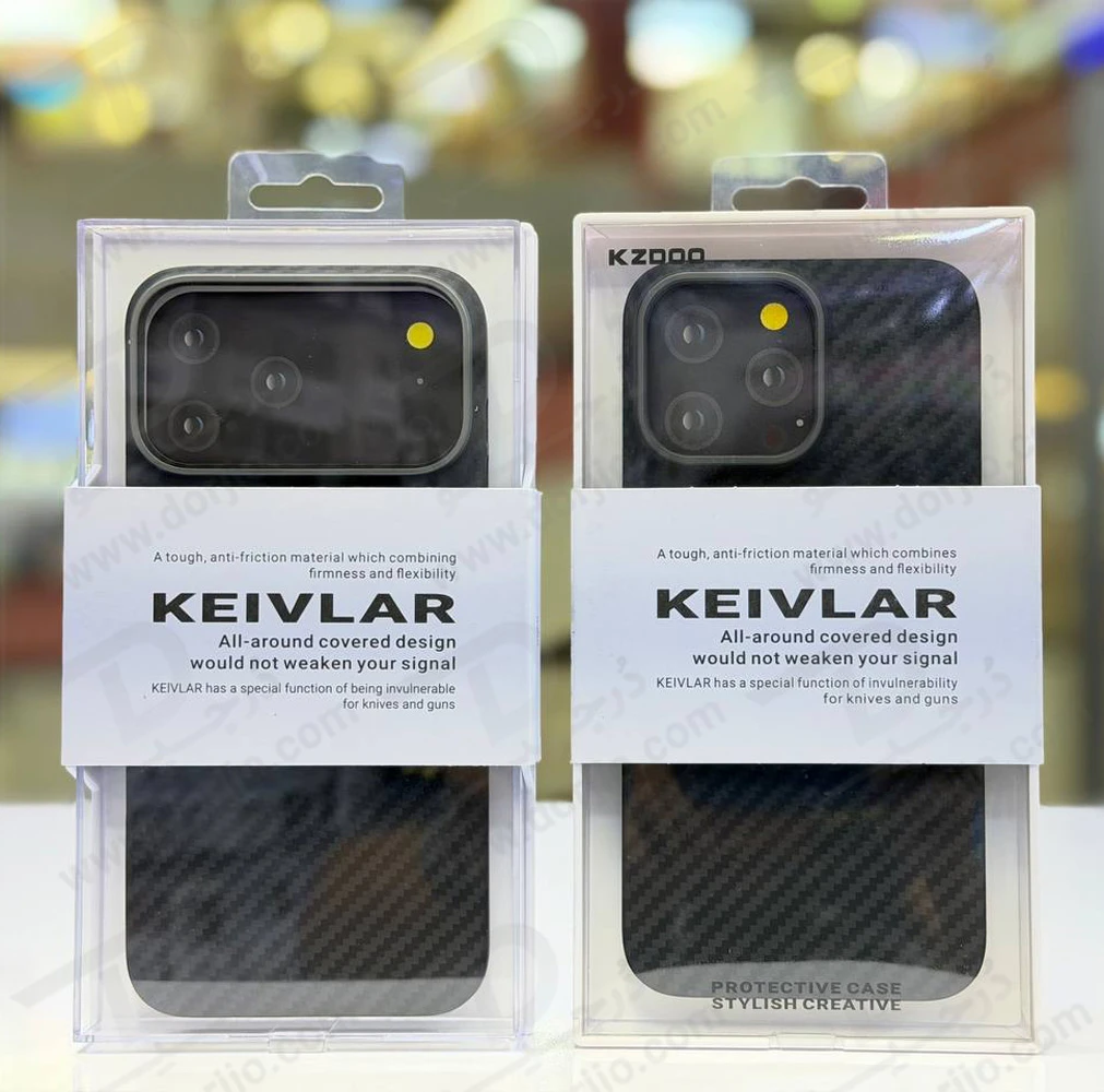 قاب محافظ فیبری iPhone 17 Pro Max مدل Keivlar مارک KZDOO