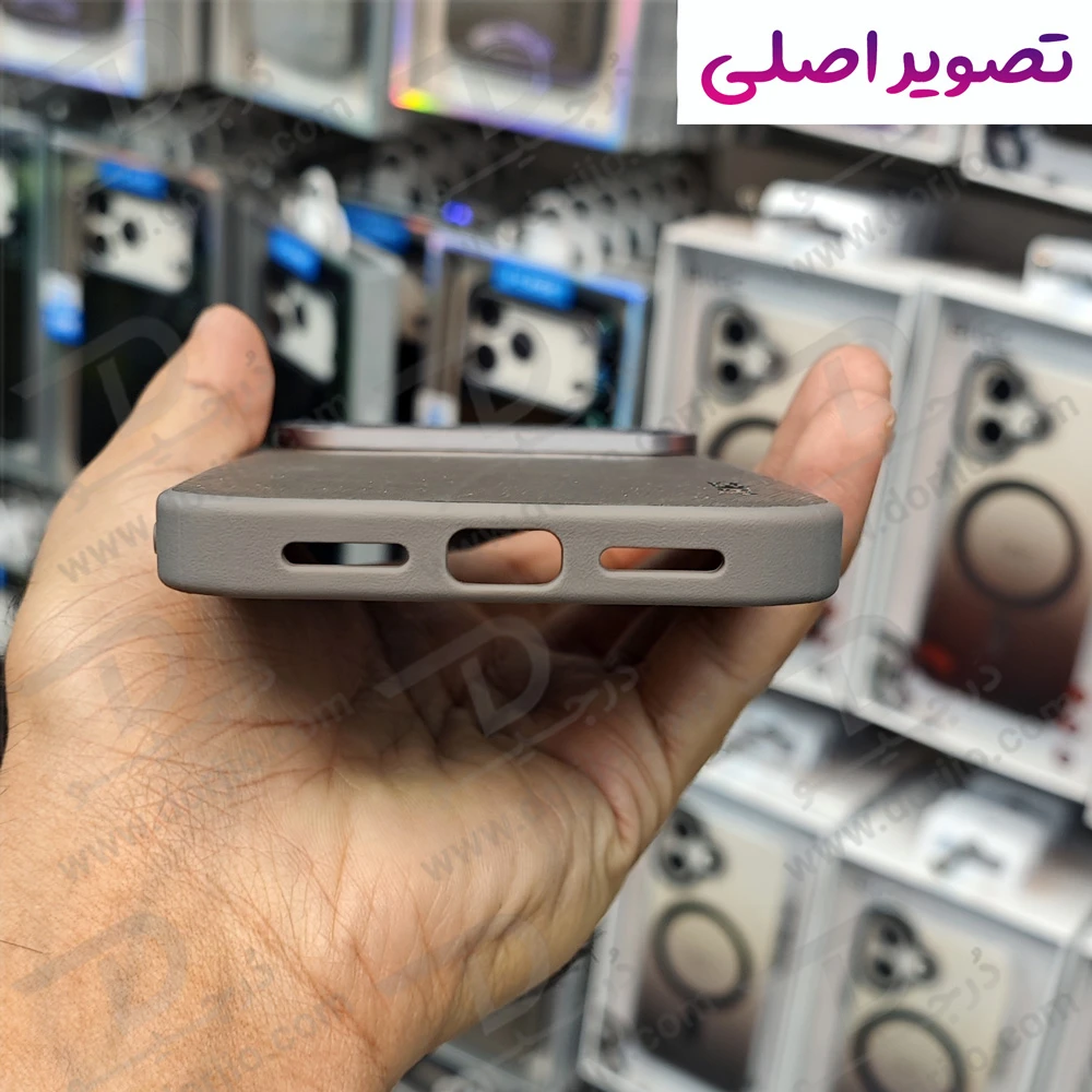 قاب چرمی iPhone 17 Pro Max مدل J-Case