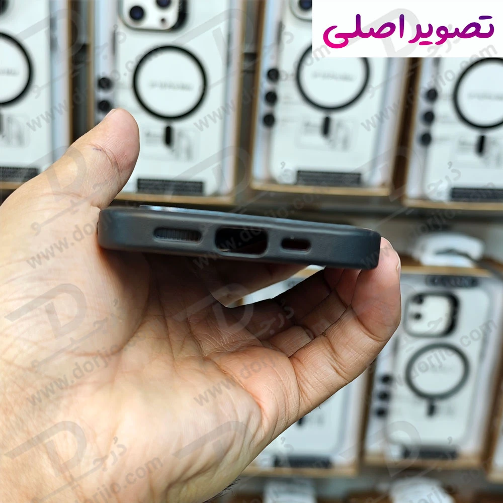 قاب چرمی iPhone 17 Pro Max مدل J-Case