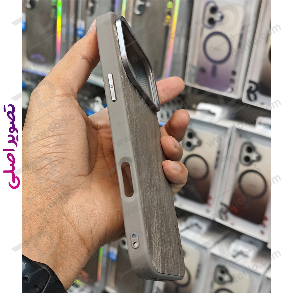 قاب چرمی iPhone 17 Pro Max مدل J-Case