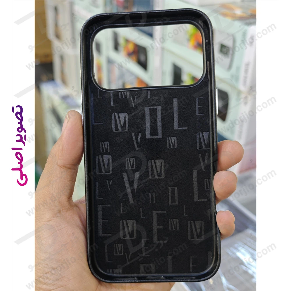 قاب چرمی بند دار iPhone 17 Pro Max مدل Polaris مارک Levelo