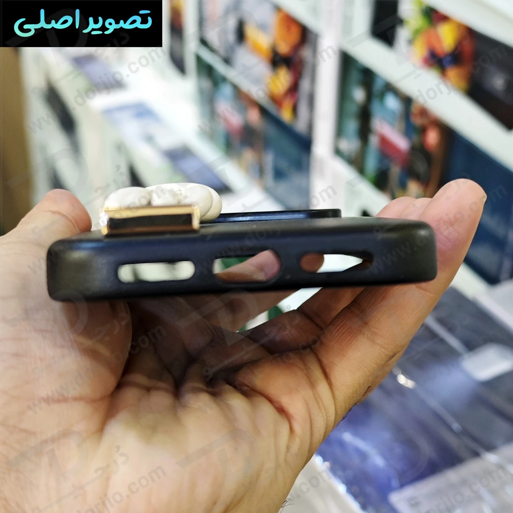 قاب چرمی بند دار iPhone 17 Pro Max مدل Polaris مارک Levelo