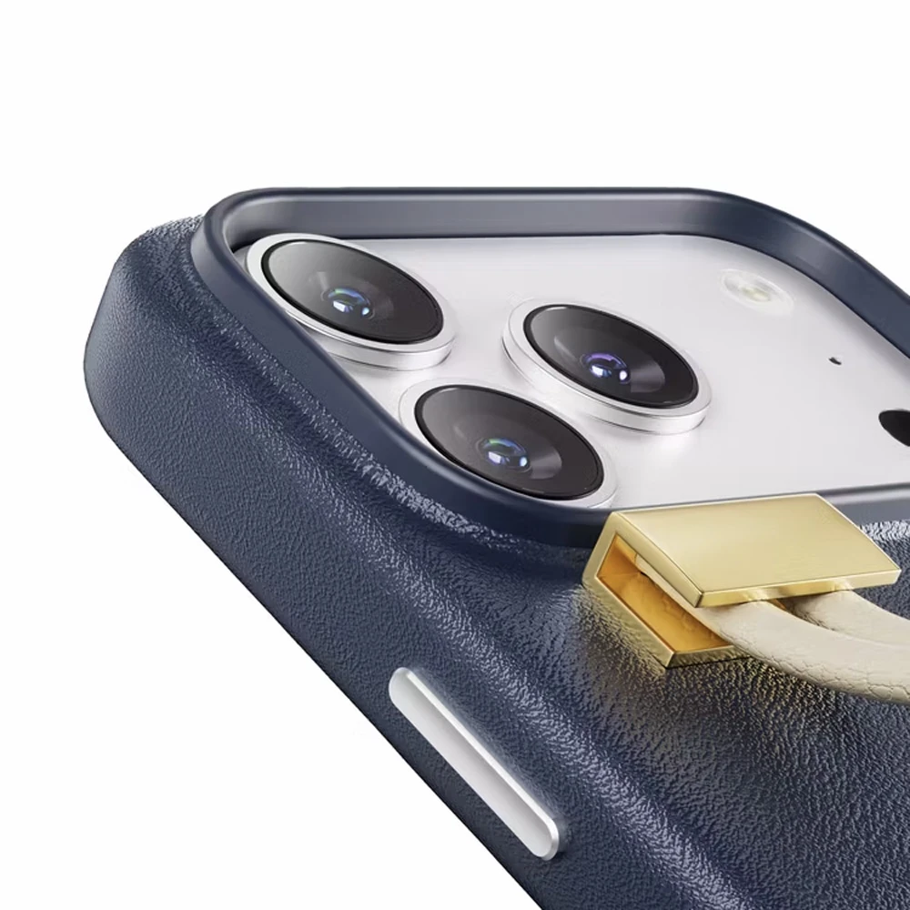 قاب چرمی بند دار iPhone 17 Pro Max مدل Polaris مارک Levelo