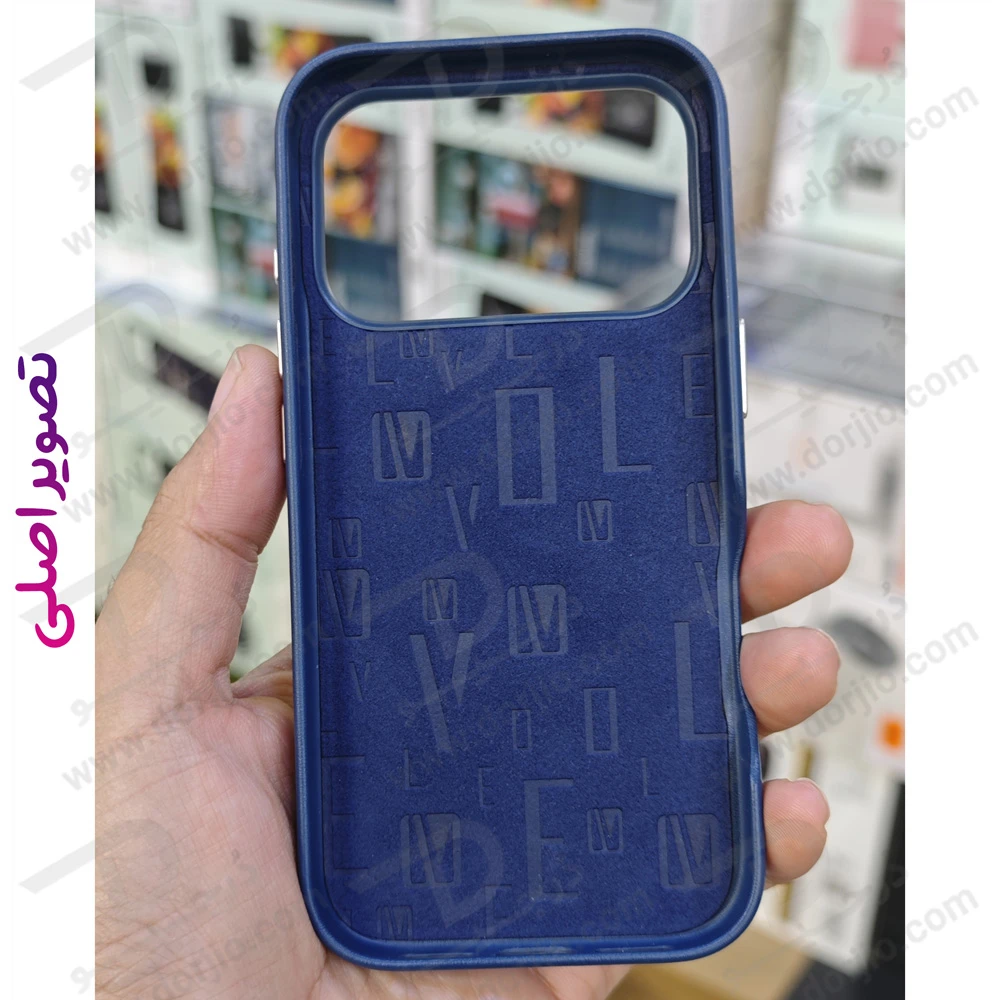 قاب چرمی بند دار iPhone 17 Pro Max مدل Polaris مارک Levelo