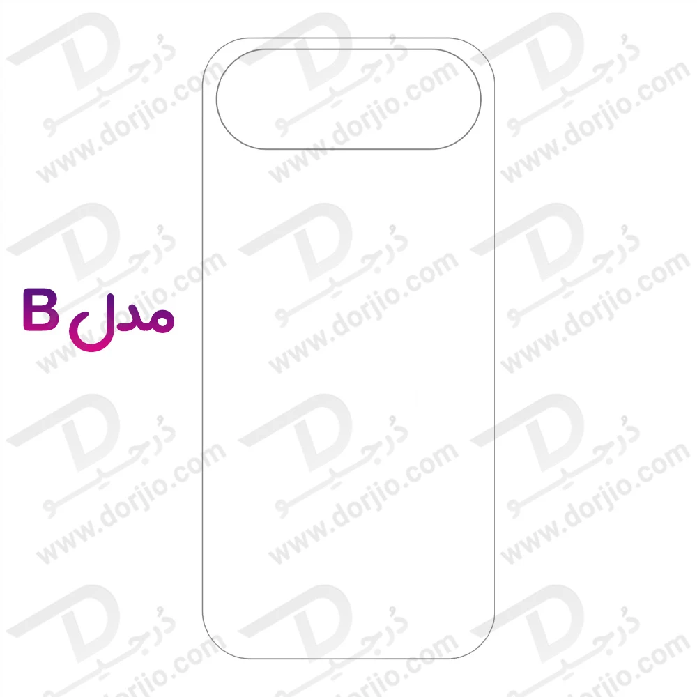 نانو برچسب شفاف پشت گوشی iPhone 17 Air