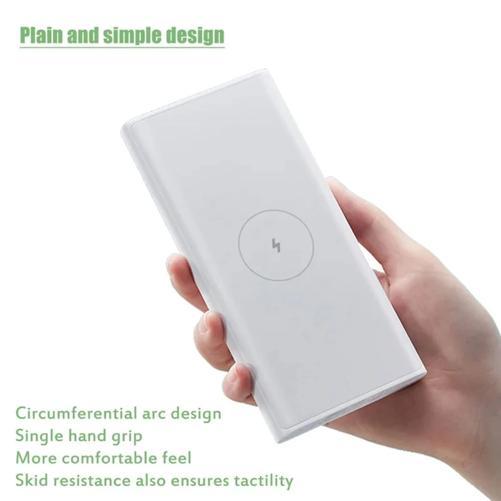 پاور بانک 10000 میلی‌آمپر 22.5وات شارژ وایرلس برند Xiaomi مدل WPB15PDZM