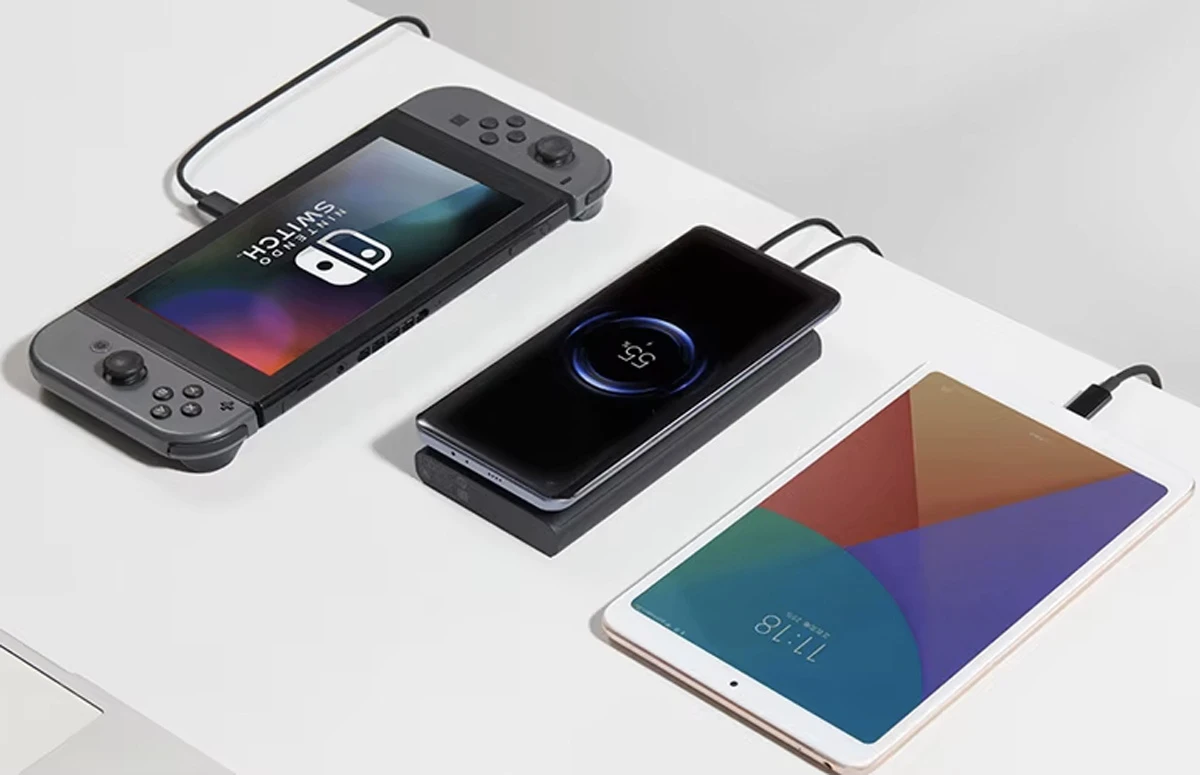 پاور بانک 10000 میلی‌آمپر 22.5وات شارژ وایرلس برند Xiaomi مدل WPB15PDZM