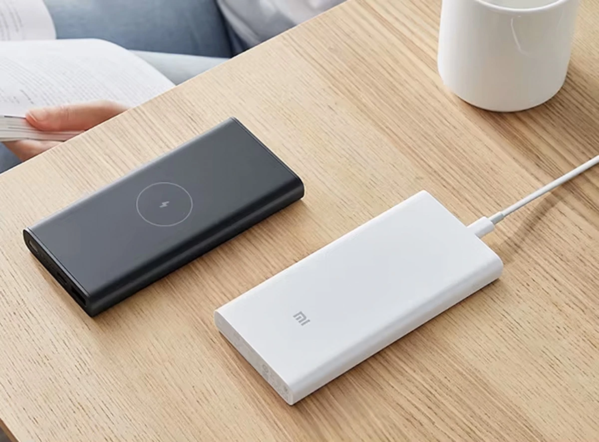 پاور بانک 20000 میلی‌آمپر 18وات شارژ وایرلس برند Xiaomi مدل WPB15PDZM