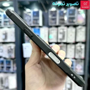 گارد شفاف رینگ استند 360 درجه مگ سیف iPhone 17 مارک XUNDD سری Beatle Rotatable