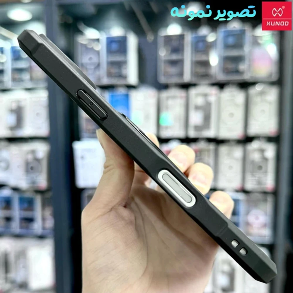 گارد شفاف رینگ استند 360 درجه مگ سیف iPhone 17 مارک XUNDD سری Beatle Rotatable گارد شفاف رینگ استند 360 درجه مگ سیف iPhone 17 مارک XUNDD سری Beatle Rotatable