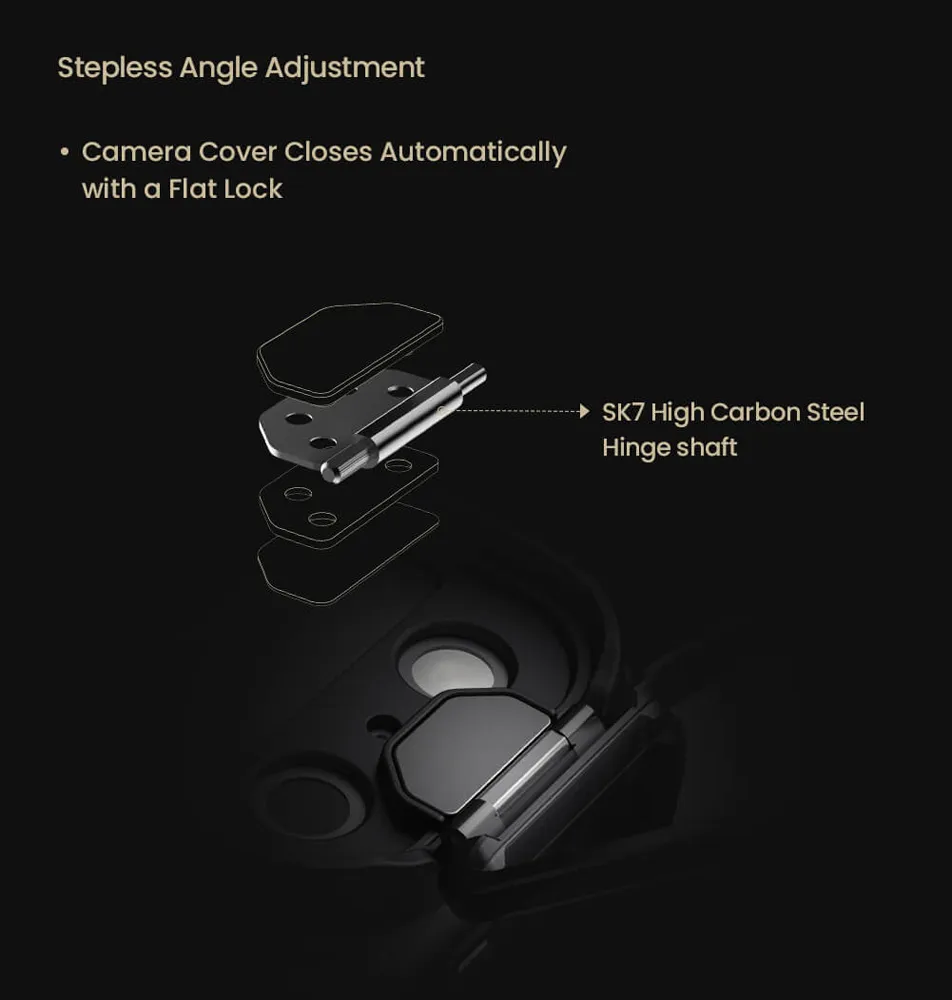 گارد مگنتی کربنی کمرا استند شفاف iPhone 17 Pro مارک نیلکین مدل CarboProp گارد مگنتی کربنی کمرا استند شفاف iPhone 17 Pro مارک نیلکین مدل CarboProp