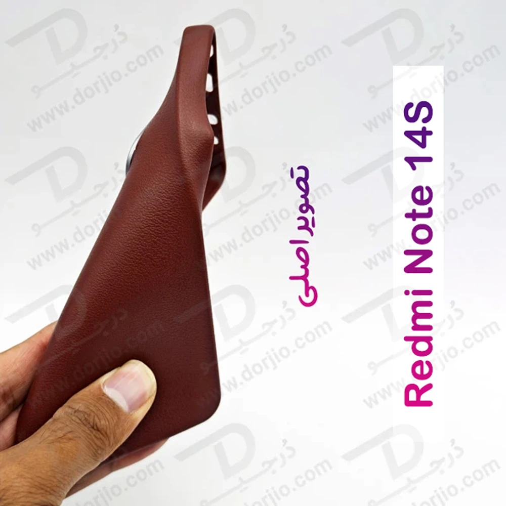 گارد ژله ای طرح چرم Xiaomi Redmi Note 14S