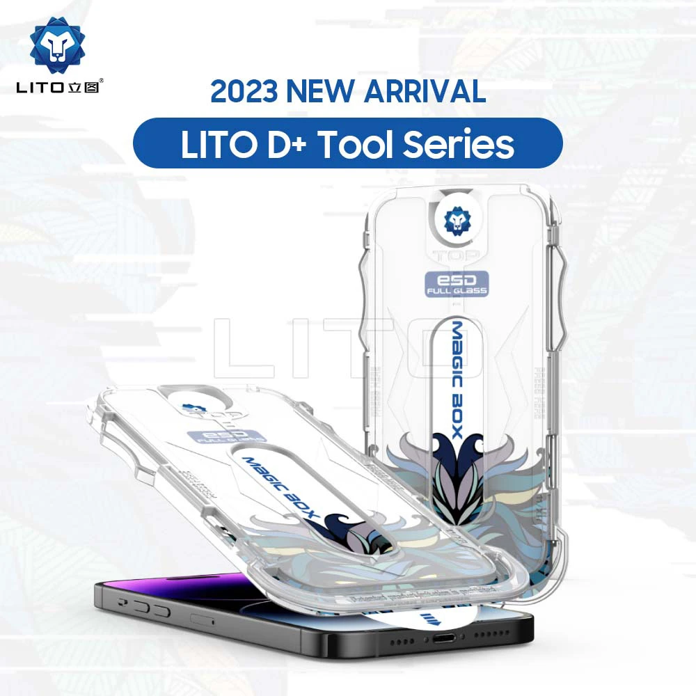 گلس iPhone 17 Pro Max با ابزار مخصوص نصب مارک LITO مدل Magic Box D+ HD گلس iPhone 17 Pro Max با ابزار مخصوص نصب مارک LITO مدل Magic Box D+ HD