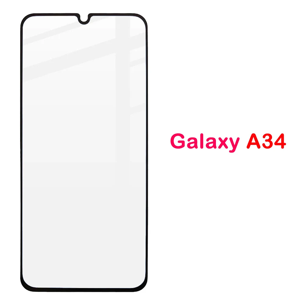 گلس فول چسب Galaxy A34 مارک LANBI