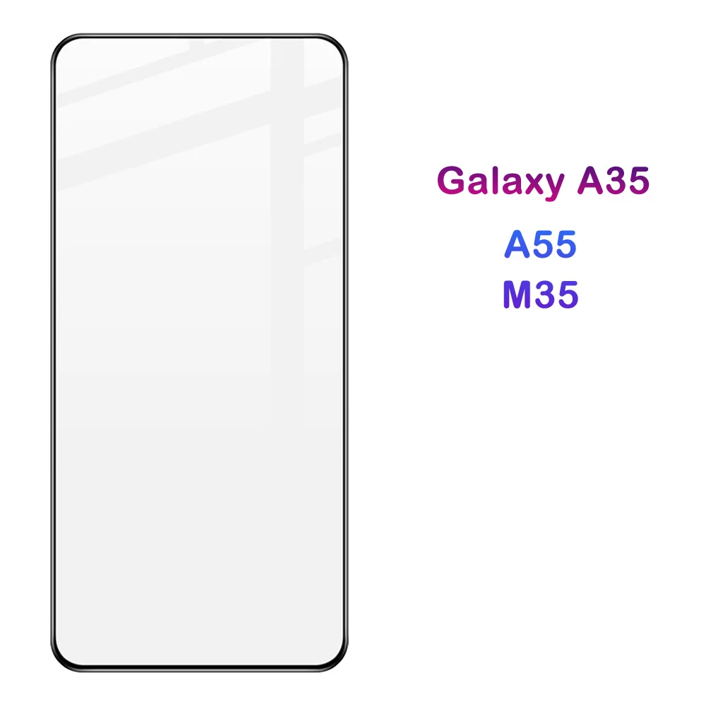 گلس فول چسب Galaxy A35 مارک LANBI