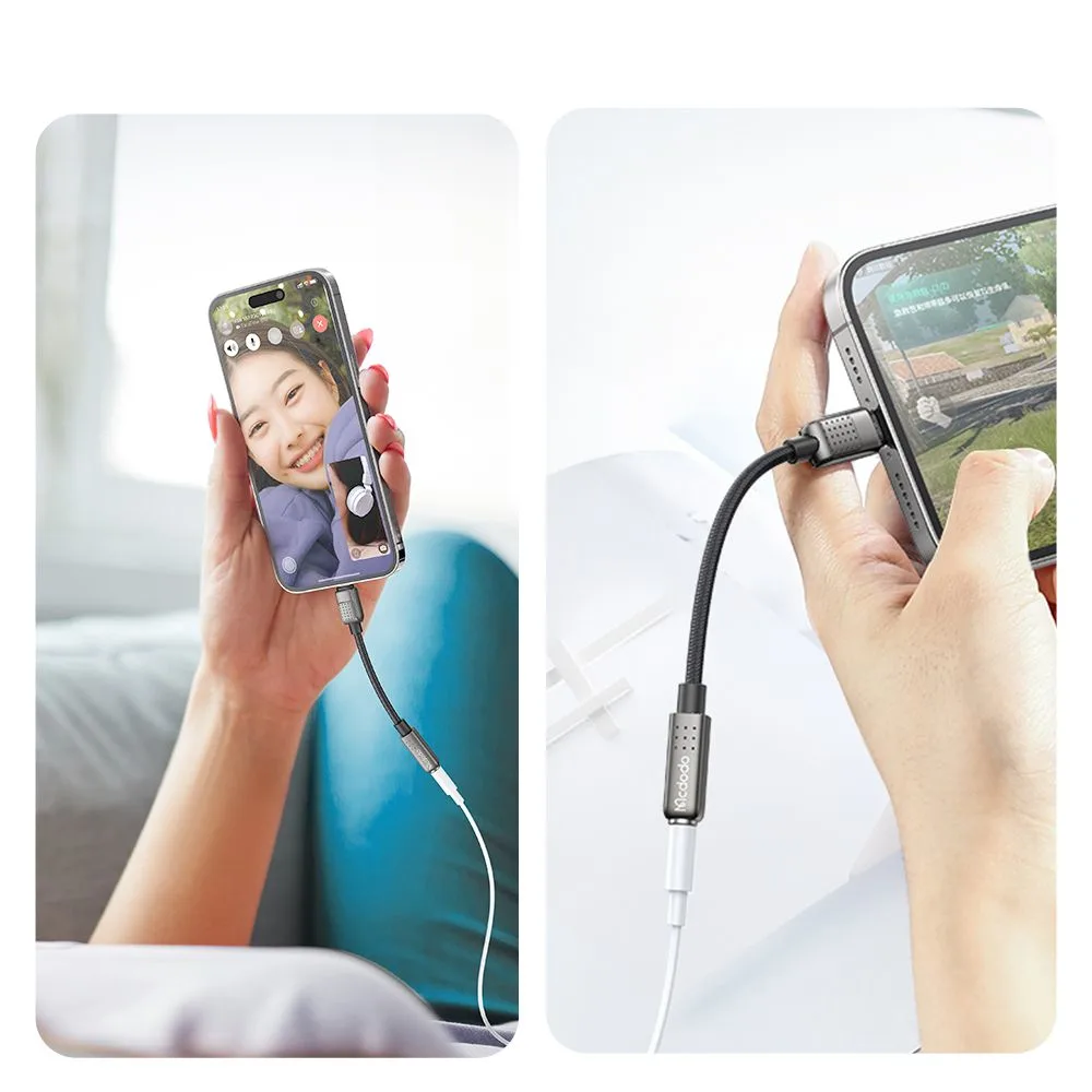 تبدیل Lightning به جک 3.5 میلیمتری AUX با پشتیبانی از میکروفون برند مک دودو مدلMcdodo CA-5010 