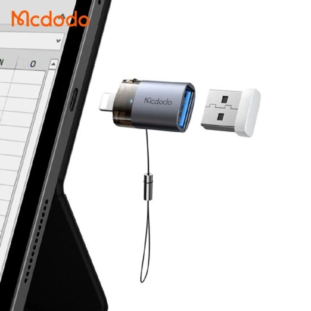 تبدیل OTG یو اس بی USB-A به لایتنینگ مک دودو مدل Mcdodo OT-7390 (11)