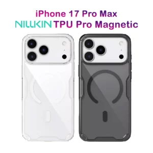 قاب شفاف مگ سیف iPhone 17 Pro Max مارک نیلکین مدل Nature TPU Pro Magnetic