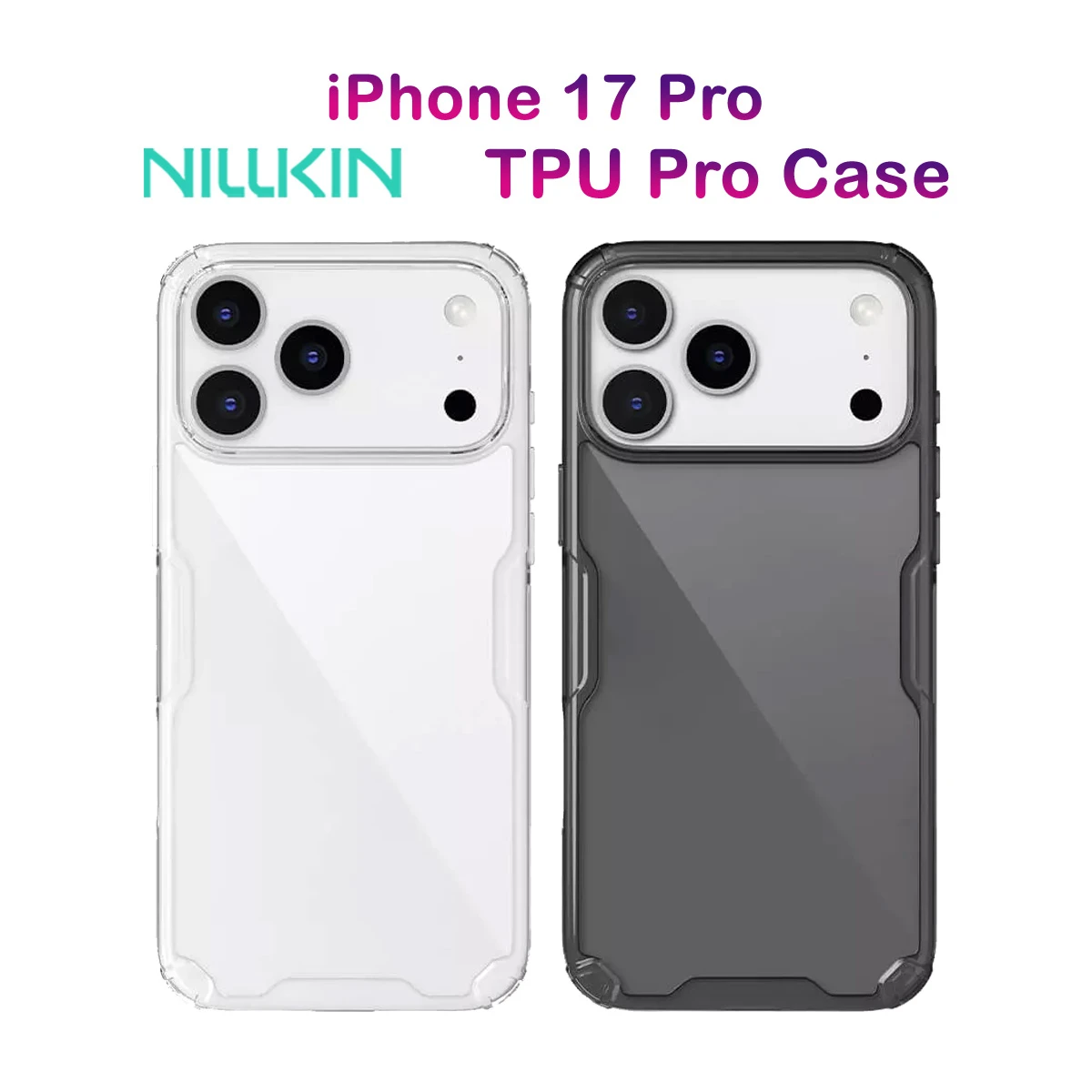 قاب شفاف iPhone 17 Pro مارک نیلکین مدل Nature TPU Pro
