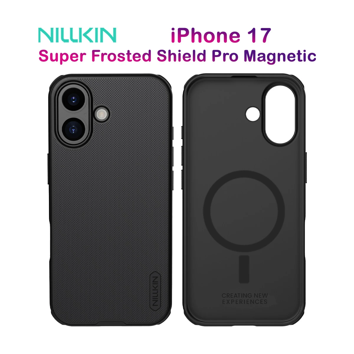 خرید قاب ضد ضربه مگنتی iPhone 17 مارک نیلکین مدل Super Frosted Shield Pro Magnetic