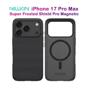قاب ضد ضربه مگنتی iPhone 17 Pro Max مارک نیلکین مدل Super Frosted Shield Pro Magnetic