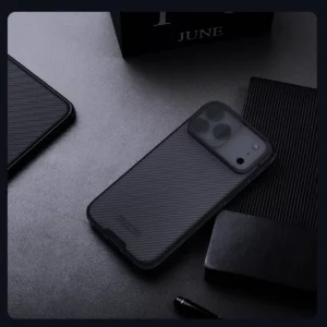 خرید گارد ضد ضربه دودی iPhone 17 Pro Max مارک نیلکین مدل Camshield Pro Clear