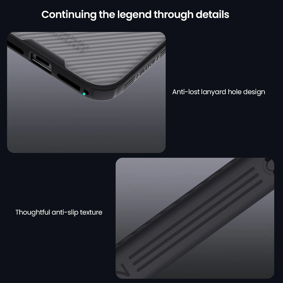 خرید گارد ضد ضربه دودی iPhone 17 Pro Max مارک نیلکین مدل Camshield Pro Clear