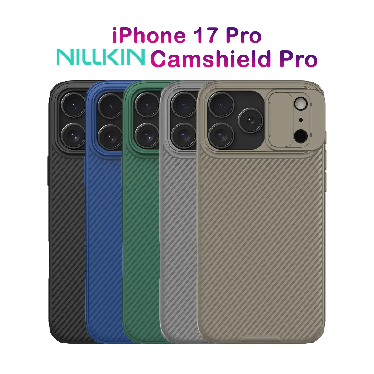 گارد ضد ضربه iPhone 17 Pro مارک نیلکین مدل Camshield Pro