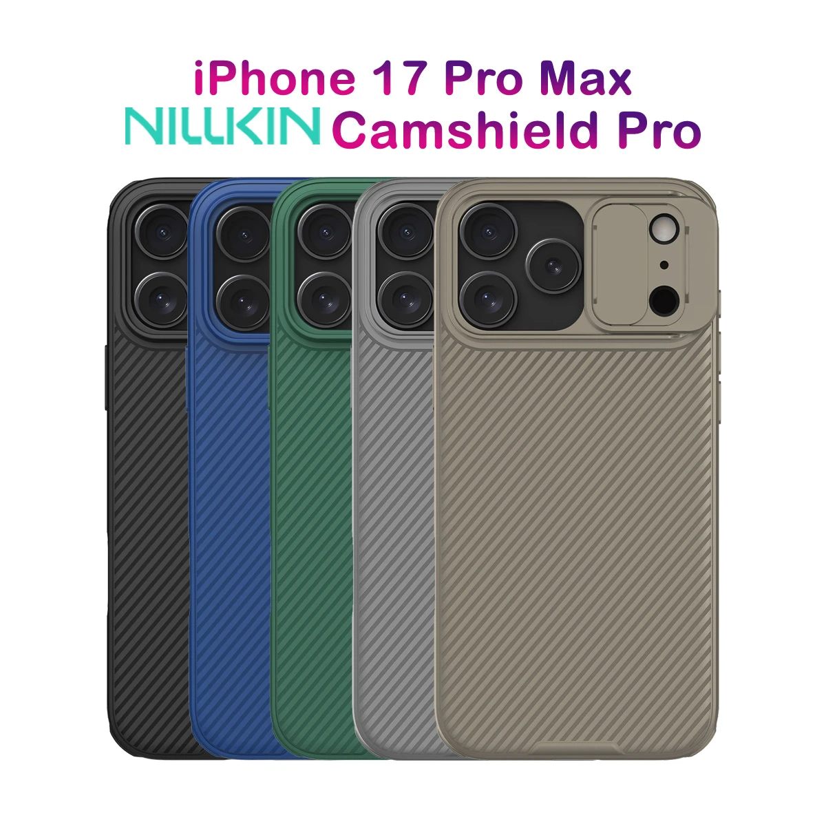 گارد ضد ضربه iPhone 17 Pro Max مارک نیلکین مدل Camshield Pro