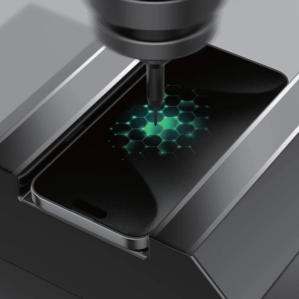 خرید گلس حریم شخصی سیلیکون پلاس iPhone 17 مارک Green Lion مدل 3D Silicone Plus