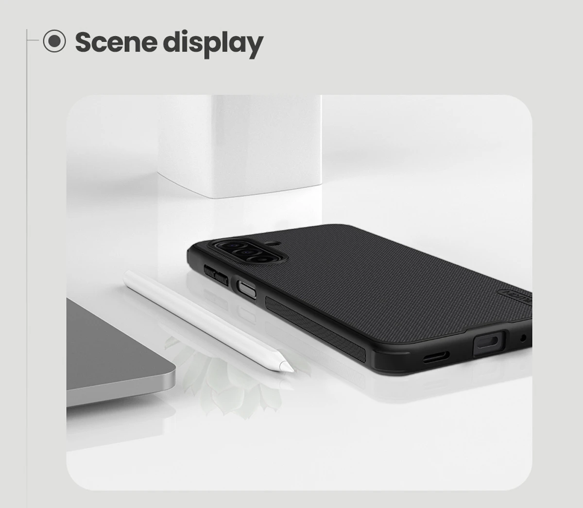 قاب ضدضربه Samsung Galaxy A17 مارک نیلکین مدل Super Frosted Shield Pro