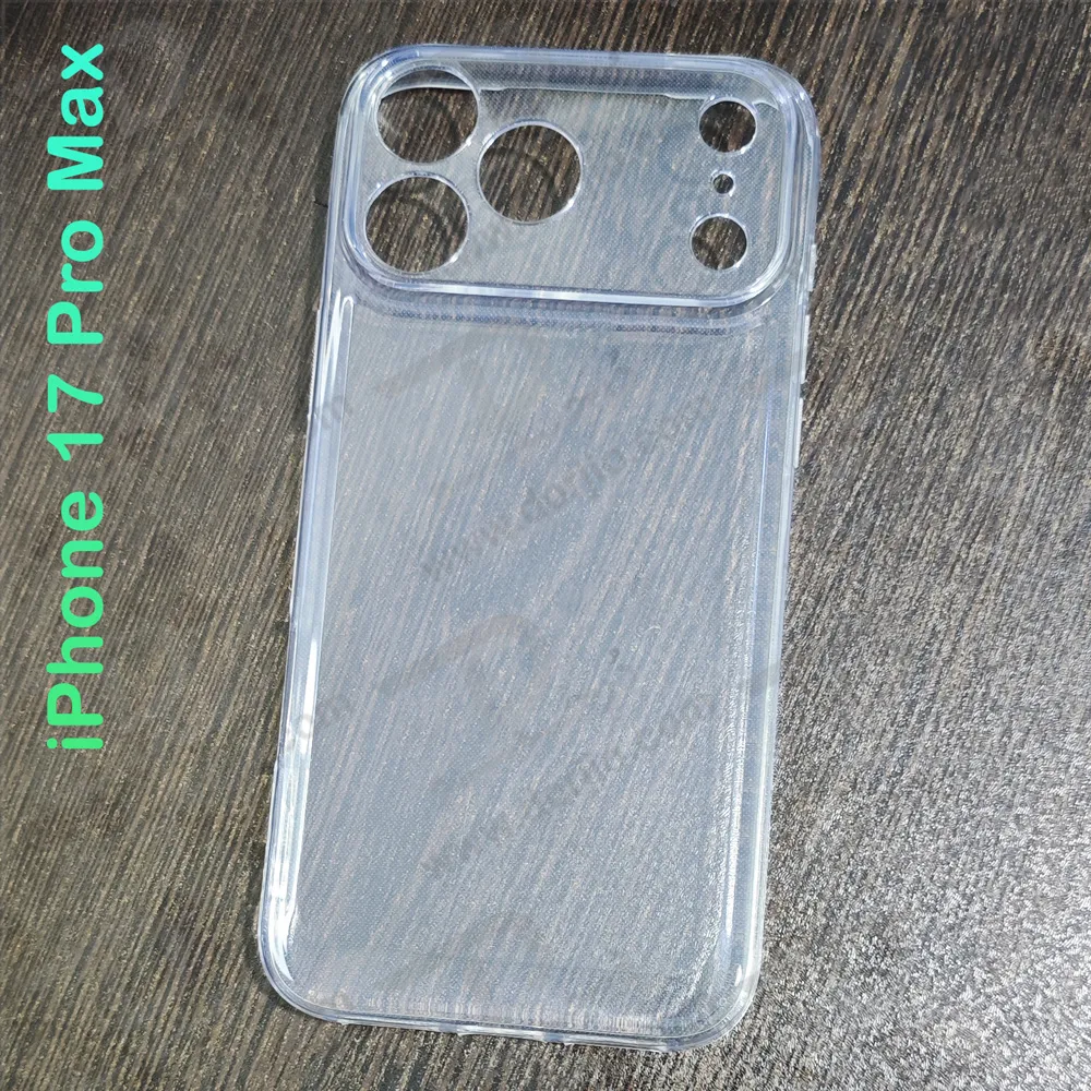 قاب ژله‌ای شفاف فول کاور iPhone 17 Pro Max