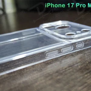 قاب ژله‌ای شفاف فول کاور iPhone 17 Pro Max
