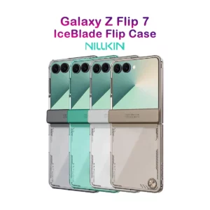 قاب کریستالی Samsung Galaxy Z Flip 7 مارک نیلکین مدل Iceblade