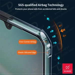 کریستال شیلد شفاف Xiaomi Poco C71 مارک XUNDD سری Beatle