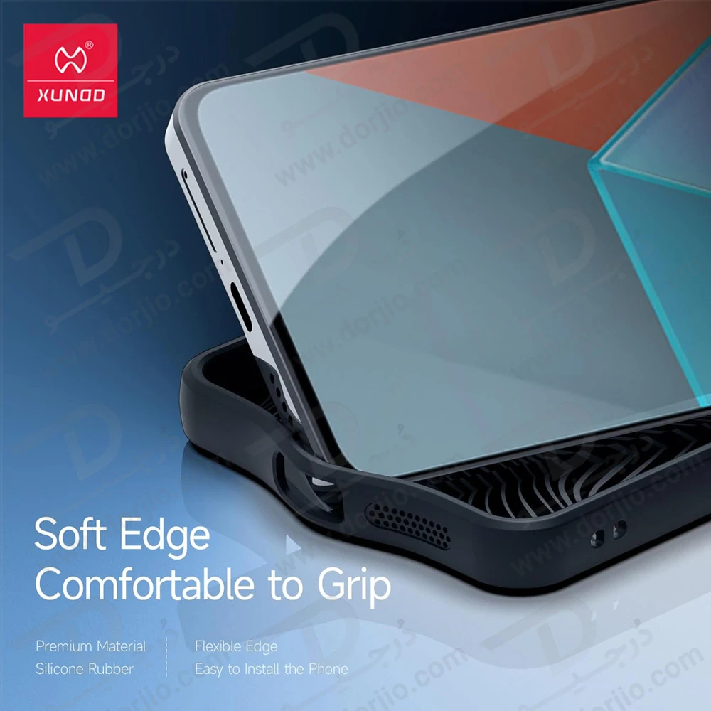 کریستال شیلد شفاف Xiaomi Poco C71 مارک XUNDD سری Beatle