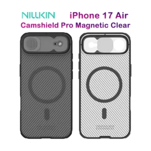 گارد ضد ضربه دودی مگنتی iPhone 17 Air مارک نیلکین مدل Camshield Pro Magnetic Clear