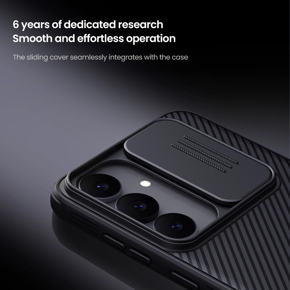 گارد ضد ضربه مگنتی Samsung Galaxy S25 FE مارک نیلکین مدل Camshield Pro Magnetic