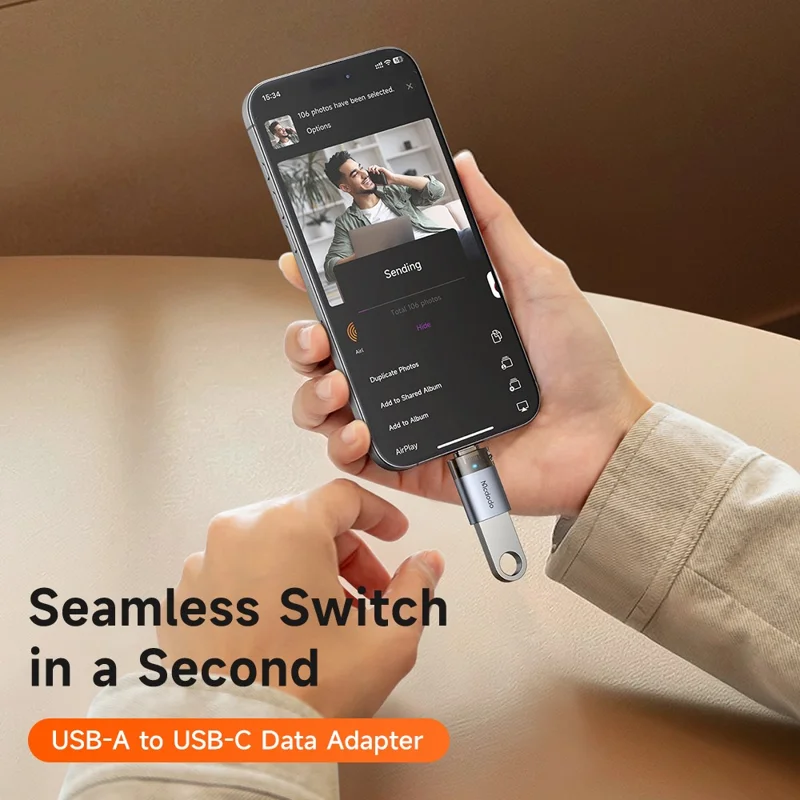تبدیل OTG پورت 3.0 USB-A به USB-C برند Mcdodo مدل OT-7400