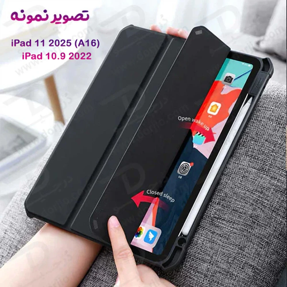 خرید فلیپ کاور پشت شفاف ضد ضربه تبلت iPad 11 2025 ( A16 ) مارک XUNDD سری Beatle Dream