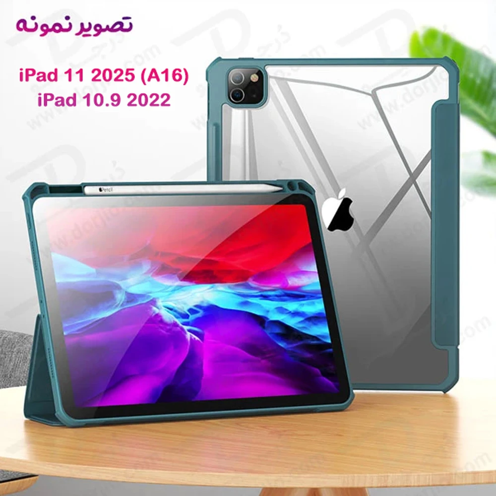خرید فلیپ کاور پشت شفاف ضد ضربه تبلت iPad 11 2025 ( A16 ) مارک XUNDD سری Beatle Dream